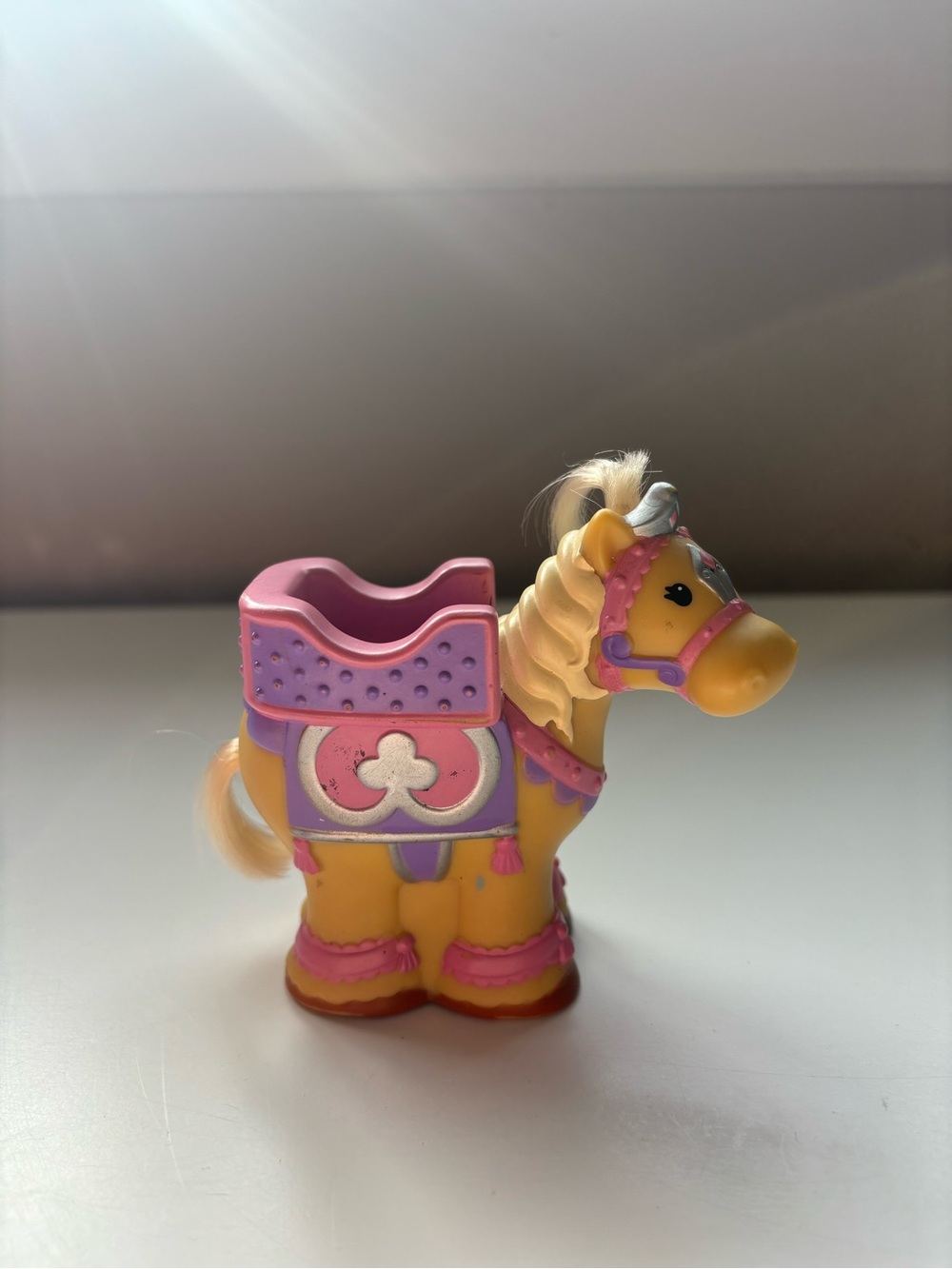 Fisher price little people fairy princess horse from princess castle